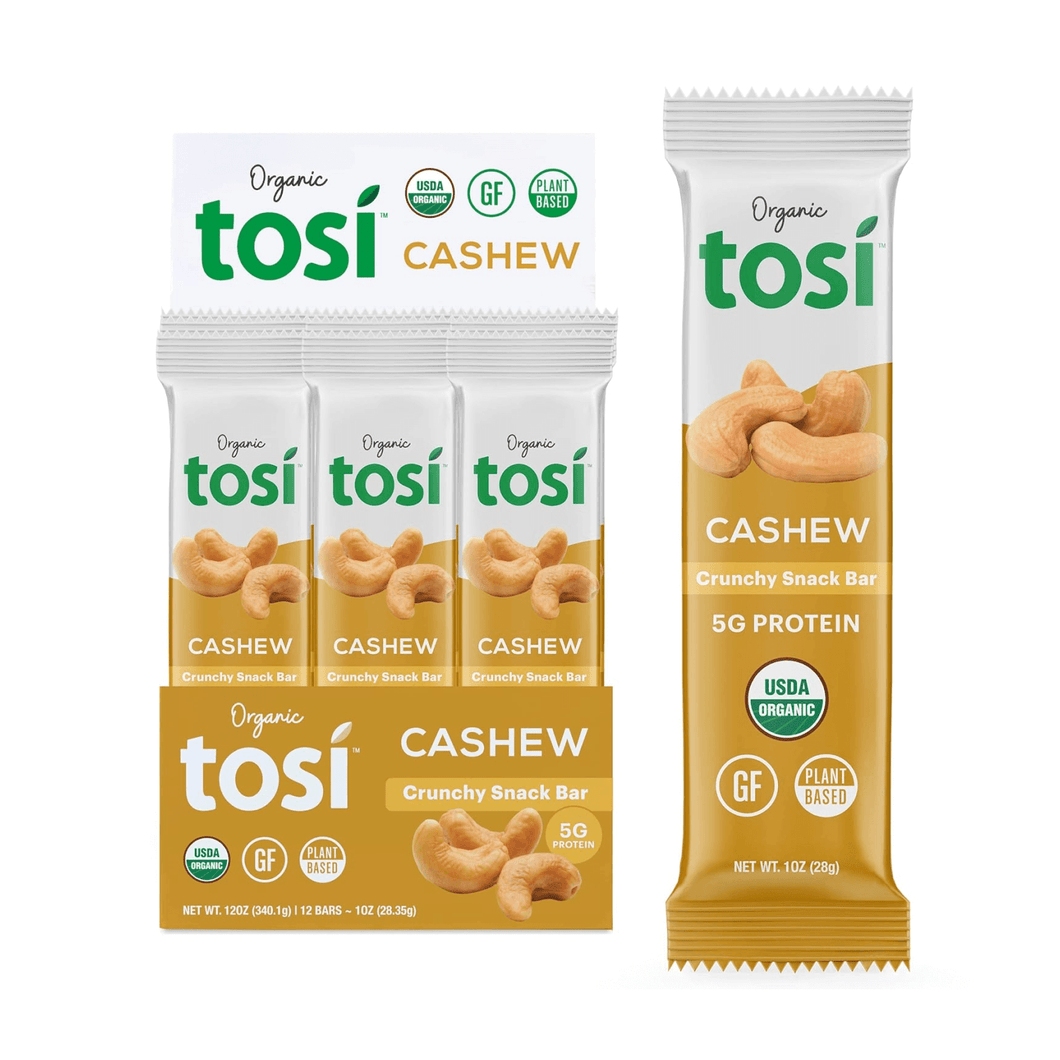 Tosi Plant Based Protein Bars (Pack of 12) - 토시 식물성 단백질 스낵