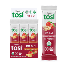 Load image into Gallery viewer, Tosi Plant Based Protein Bars (Pack of 12) - 토시 식물성 단백질 스낵
