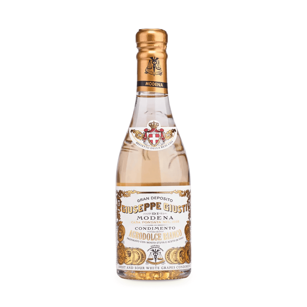 Giusti Italian White Wine Vinegar Condiment 250 ml (Modena, Italy) - 주씨 이탈리안 화이트 와인 비네가