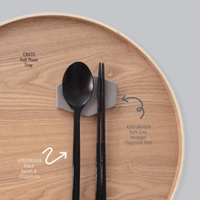Load image into Gallery viewer, Kimsunghun Ceramics Hexagon Chopstick Rest- 김성훈 도자기 양면 육각 수저 받침

