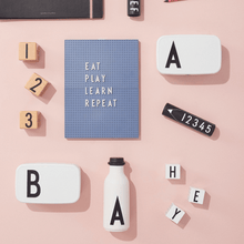 Load image into Gallery viewer, Design Letters Personal Lunch Box, A-Z - 디자인 레터스 알파벳 런치 박스
