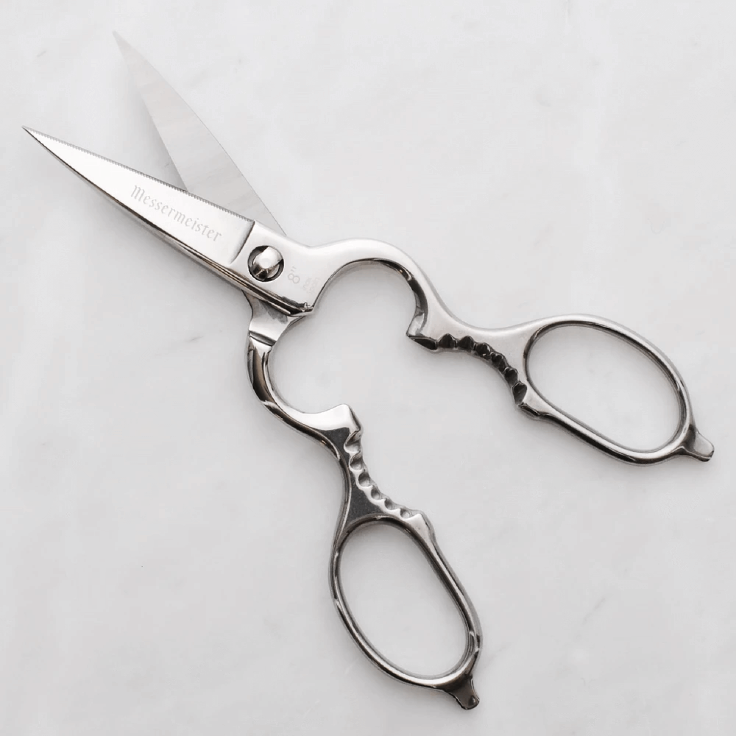 Messermeister 8-Inch Take-Apart Kitchen Scissors, Black - Includes