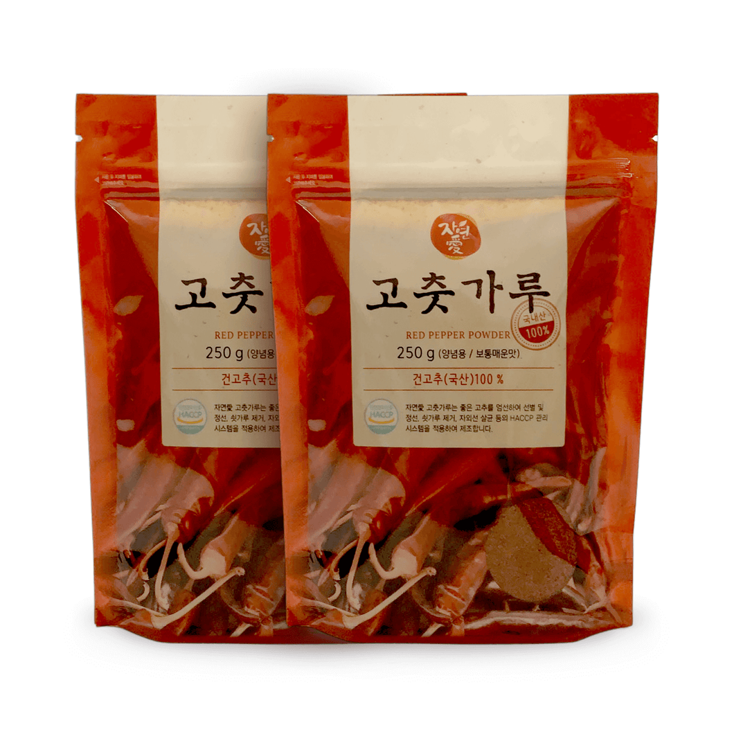 Yelimwon Red Pepper Powder (Pack of 2) - 예림원 한국산 100% 최상급 고춧가루