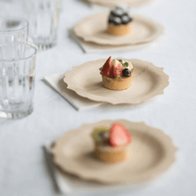 Load image into Gallery viewer, Bambu Veneerware® Fancy Bamboo Plates - 밤부 대나무 일회용 접시
