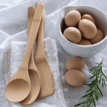 Load image into Gallery viewer, Bambu Kitchen Basics, Organic Bamboo Cooking Utensils (Set of 3) - 밤부 유기농 밤부 조리도구 세트
