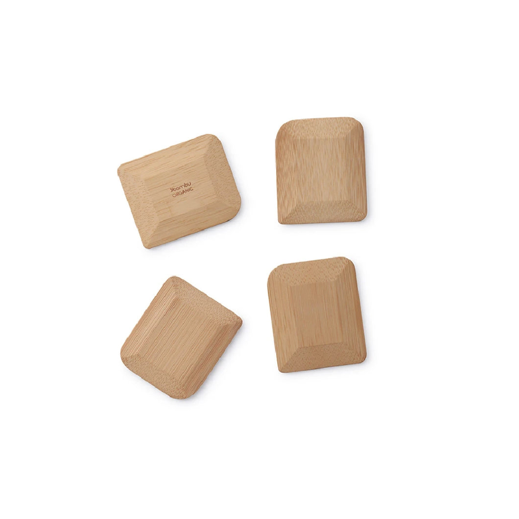 Bambu Organic Bamboo Pot Scrapers (Set of 4) - 밤부 유기농 대나무 냄비/후라이팬 찌꺼기 제거 도구