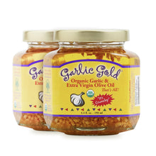 Load image into Gallery viewer, Garlic Gold Garlic &amp; Extra Virgin Olive Oil (Pack of 2) - 갈릭 골드 유기농 마늘 너겟과 엑스트라 버진 올리브 오일 (Best By: Apr. 2028)

