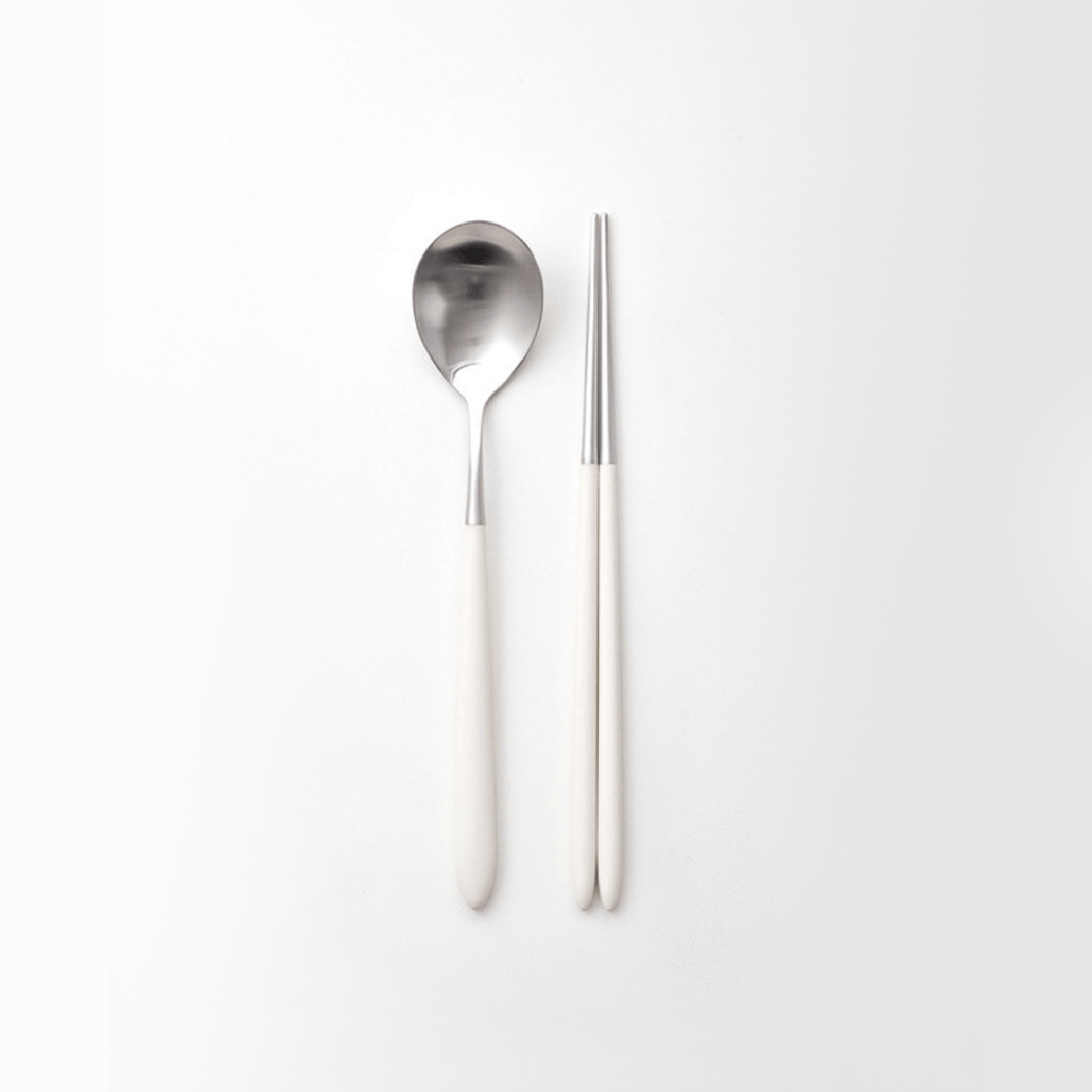 Golden Bell Roma Korean Spoon and Chopsticks - 골든벨 로마 한식수저