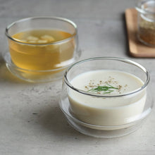 Load image into Gallery viewer, Kinto Kronos Double Wall Soup Bowl - 킨토 크로노스 이중 유리 요거트 보울
