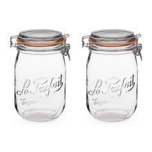 Load image into Gallery viewer, Le Parfait Super Jars (Set of 2) - 르파페 피클병 밀폐유리병
