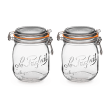 Load image into Gallery viewer, Le Parfait Super Jars (Set of 2) - 르파페 피클병 밀폐유리병
