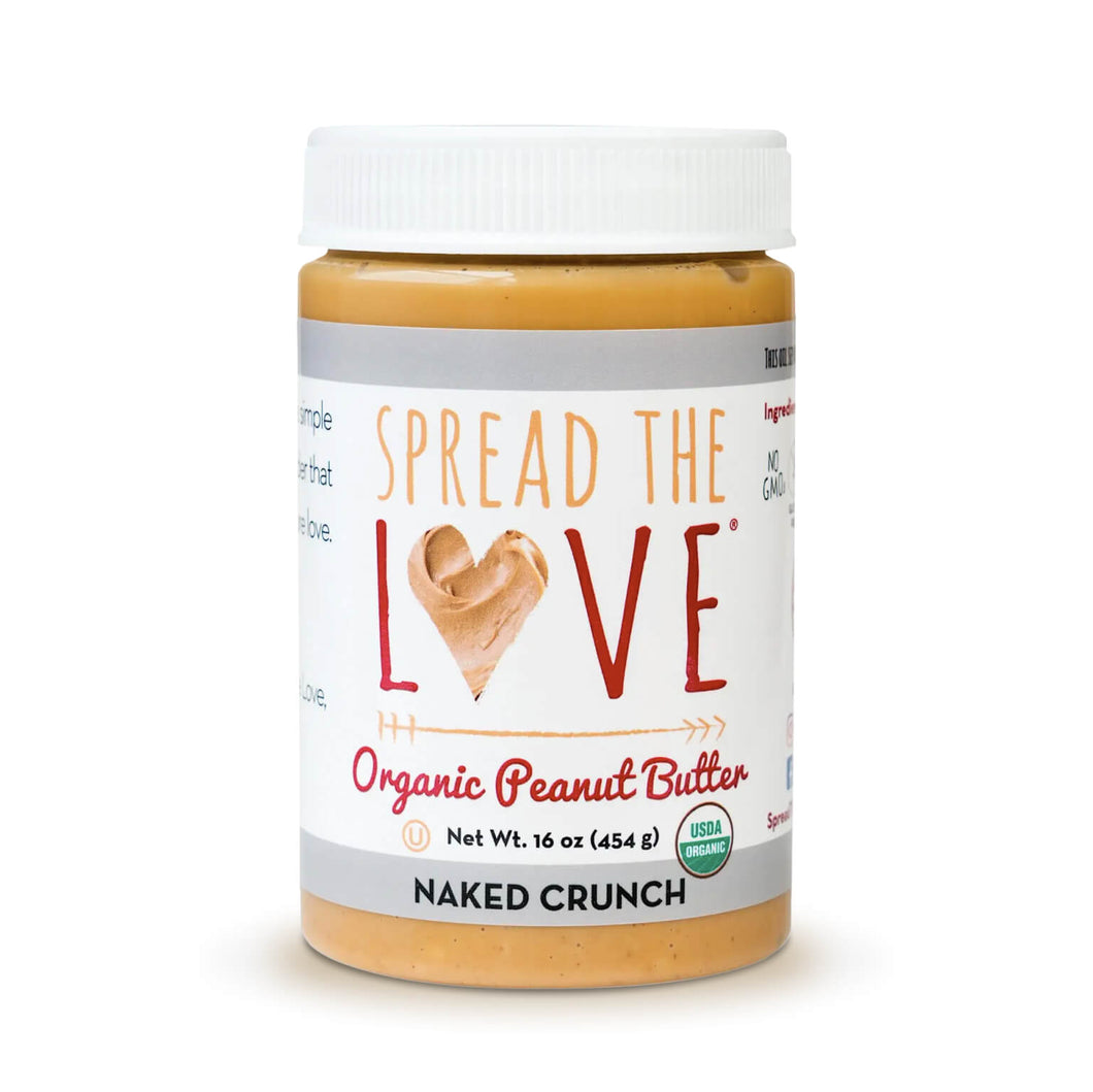Spread The Love Naked Crunch Organic Peanut Butter - 스프레드 더 러브 크런치 유기농 피넛 버터