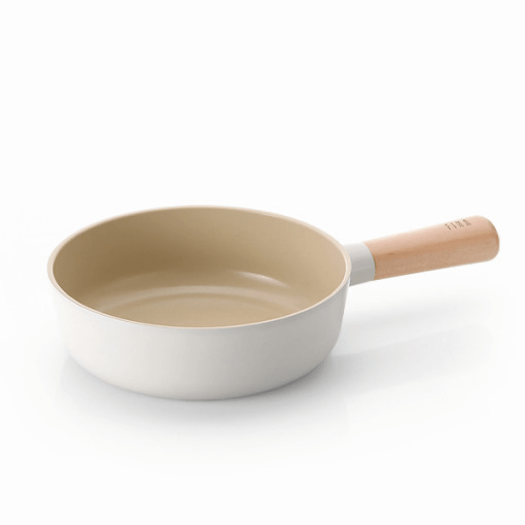 Neoflam Fika 7 Baby Wok Pan with Wooden Handle 18cm