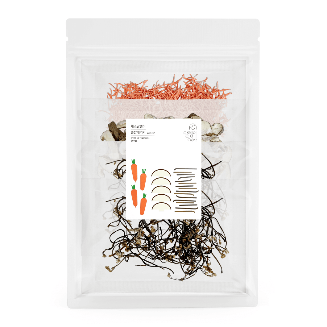 Mrs. Malaenge Dried Vegetables for Pot Rice - 말랭이여사 제주 고사리 솥밥패키지