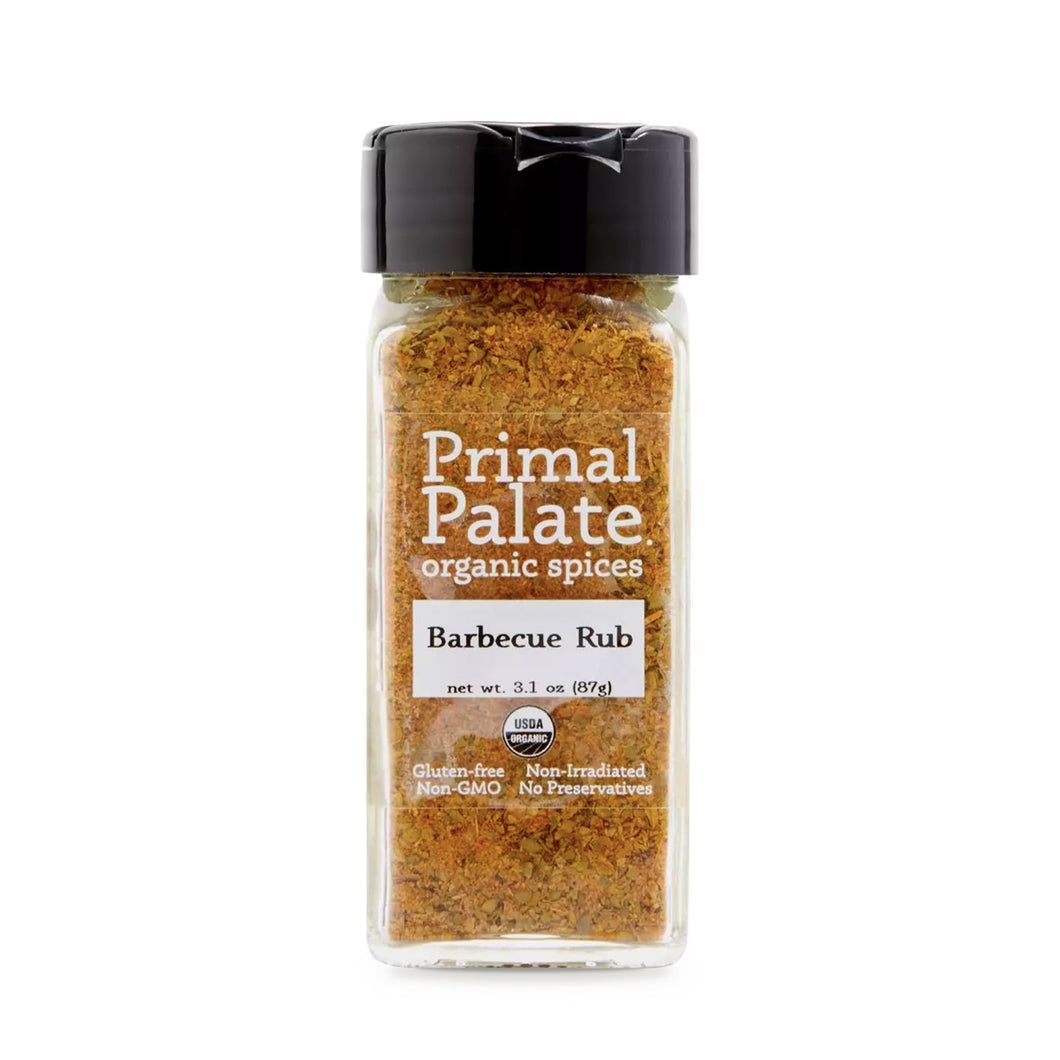 Primal Palate Organic Spices Barbecue Rub - 프라이멀 팔레트 유기농 바베큐 럽 (Best By: Sep. 2027)