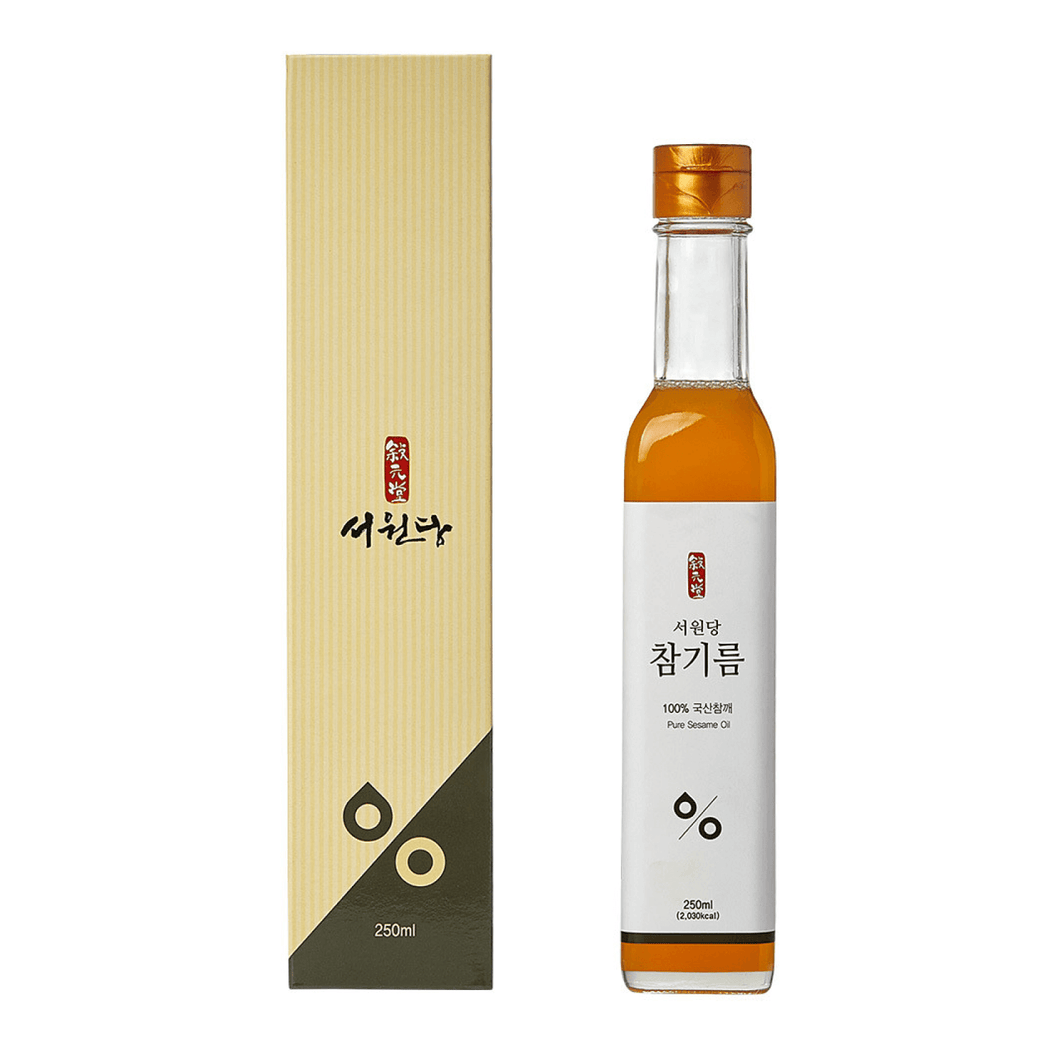 Seowondang Pure Sesame Oil - 서원당 참기름 (Best By: Apr. 2025)