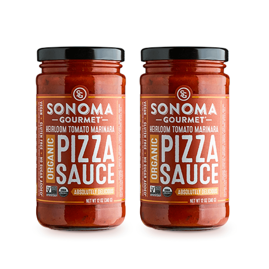 Sonoma Gourmet Organic Heirloom Tomato Pizza Sauce (Pack of 2) - 소노마 고메 유기농 피자 소스