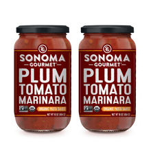 Load image into Gallery viewer, Sonoma Gourmet Plum Tomato Marinara Sauce (Pack of 2 16 oz) - 소노마 고메 유기농 플럼 토마토 소스
