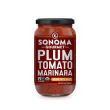 Load image into Gallery viewer, Sonoma Gourmet Plum Tomato Marinara Sauce (Pack of 2 16 oz) - 소노마 고메 유기농 플럼 토마토 소스
