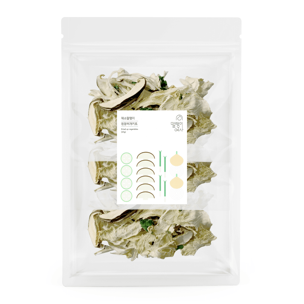 Mrs. Malaenge Dried Vegetables - 말랭이여사 배추된장국 키트